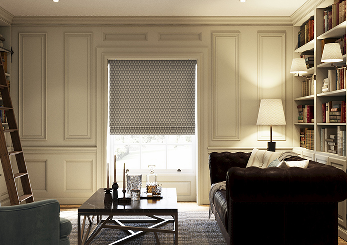 Emily Bond Jaipur, Smoke - Roman Blind - Image 3